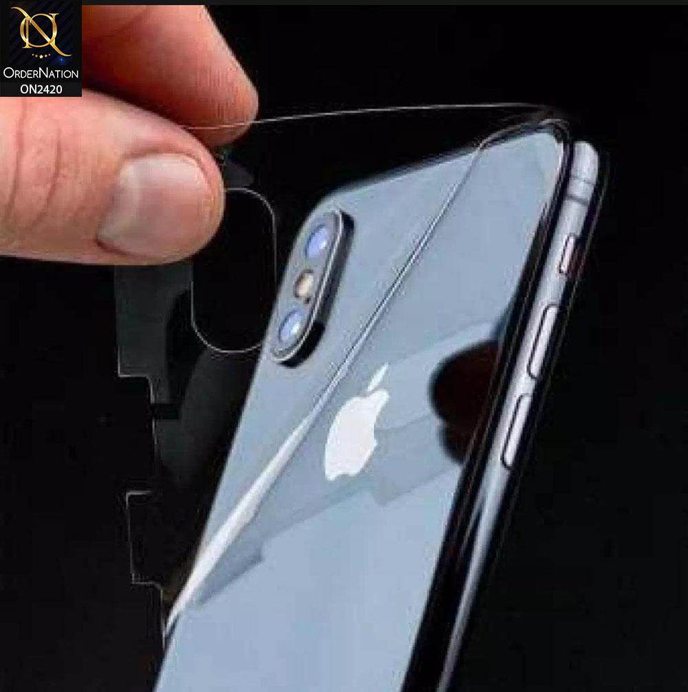 iPhone 13 Protector - Transparent Hydro Jell Skin Film Unbreakable Back Protector Sheet - Futurestore.pk