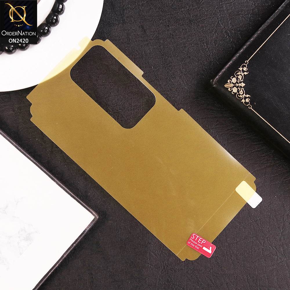 Vivo V30 - Protector - Transparent Hydro Jell Skin Film Unbreakable Back Protector Sheet - Futurestore.pk