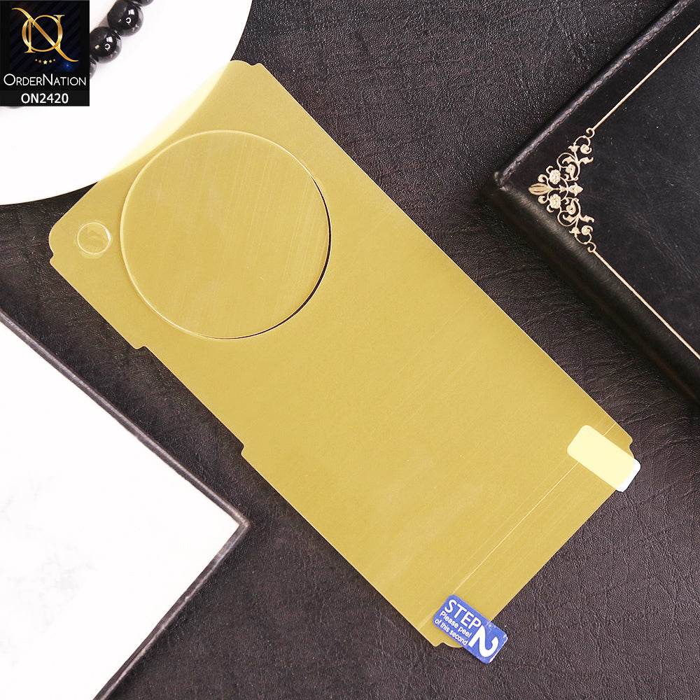 Infinix Zero 40 5G - Protector - Transparent Hydro Jell Skin Film Unbreakable Back Protector Sheet - Futurestore.pk