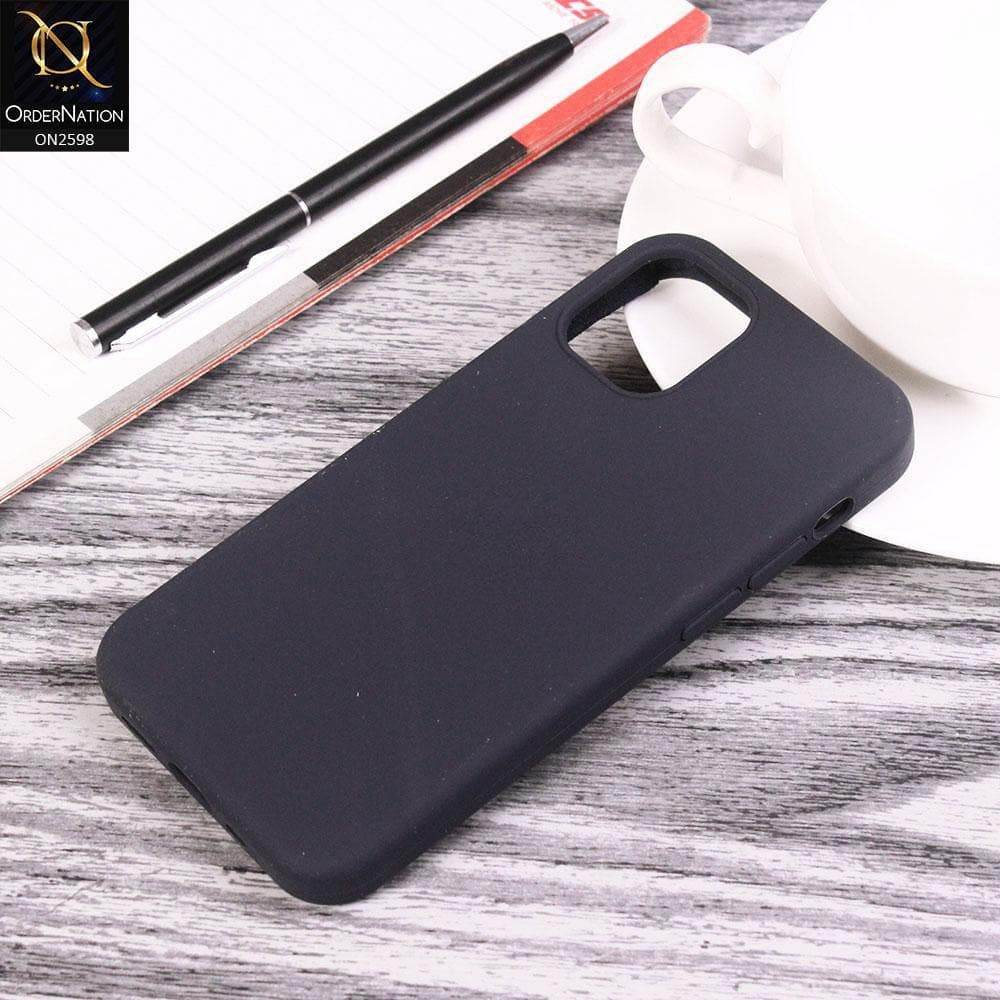 iPhone 13 Cover - Midnight Blue - HQ Silica Gel Shockproof Matte Soft Silicone Case - Futurestore.pk