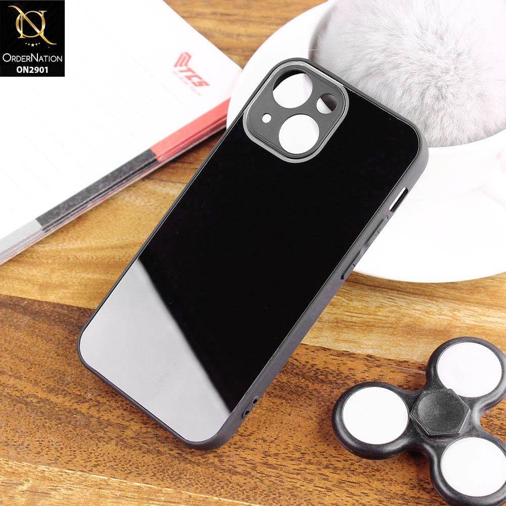 iPhone 13 Cover - Black - New Glossy Shine Soft Borders Camera Protection Back Case - Futurestore.pk