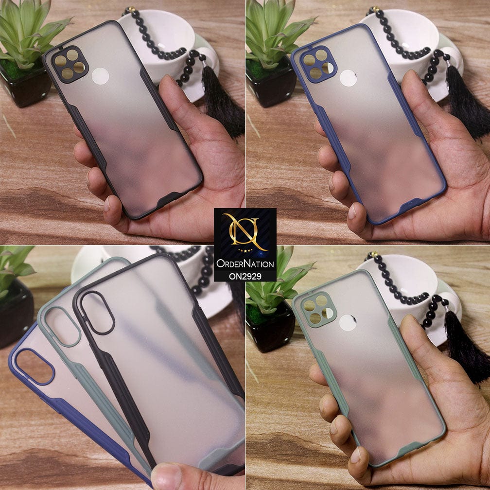Oppo F21 Pro 5G Cover - Black - Semi Transparent Ultra Thin Paper Shell Soft Borders Case