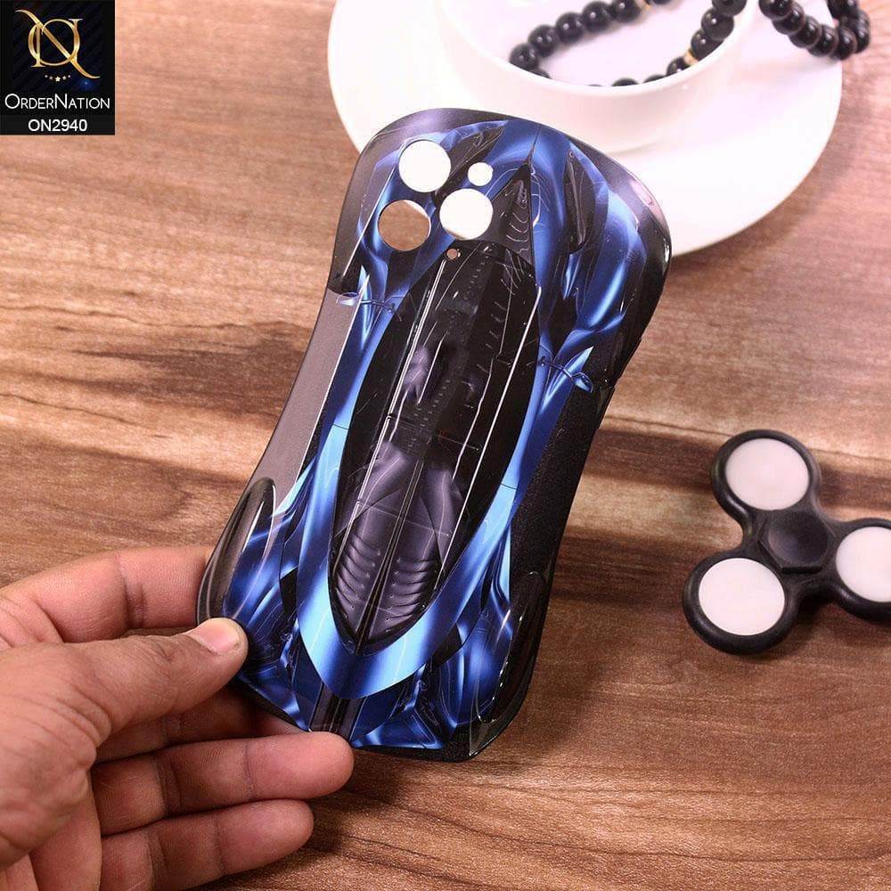 iPhone 11 Cover - Blue - 3D Super Car Model Soft Cases - Futurestore.pk