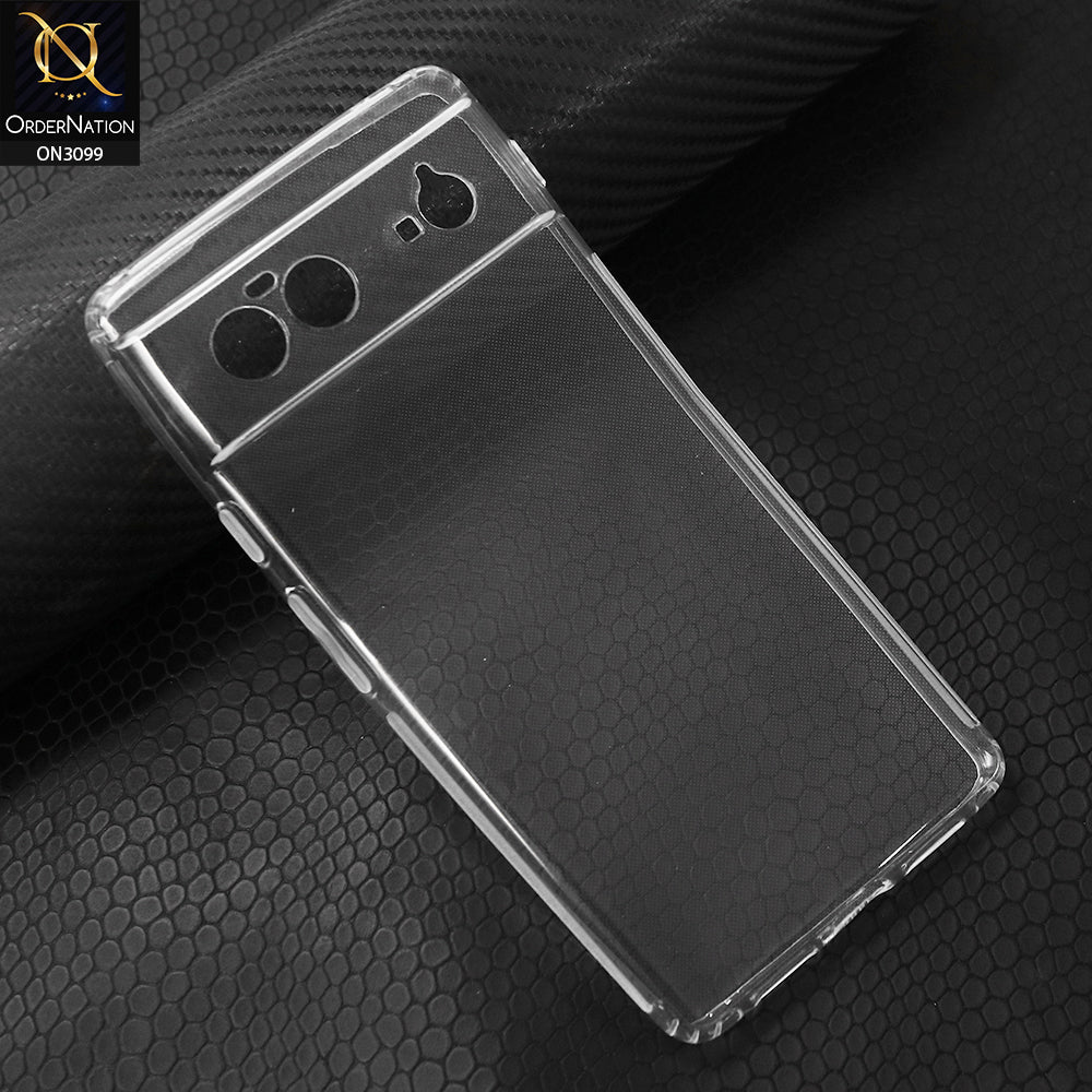 Google Pixel 6 Cover - Transparent - Soft 4D Design Shockproof Silicone Transparent Clear Camera Protection Case on3099-pixel6-transparent_e91070de-bcb7-4e37-9e1d-4445dd72852c Google Pixel 6