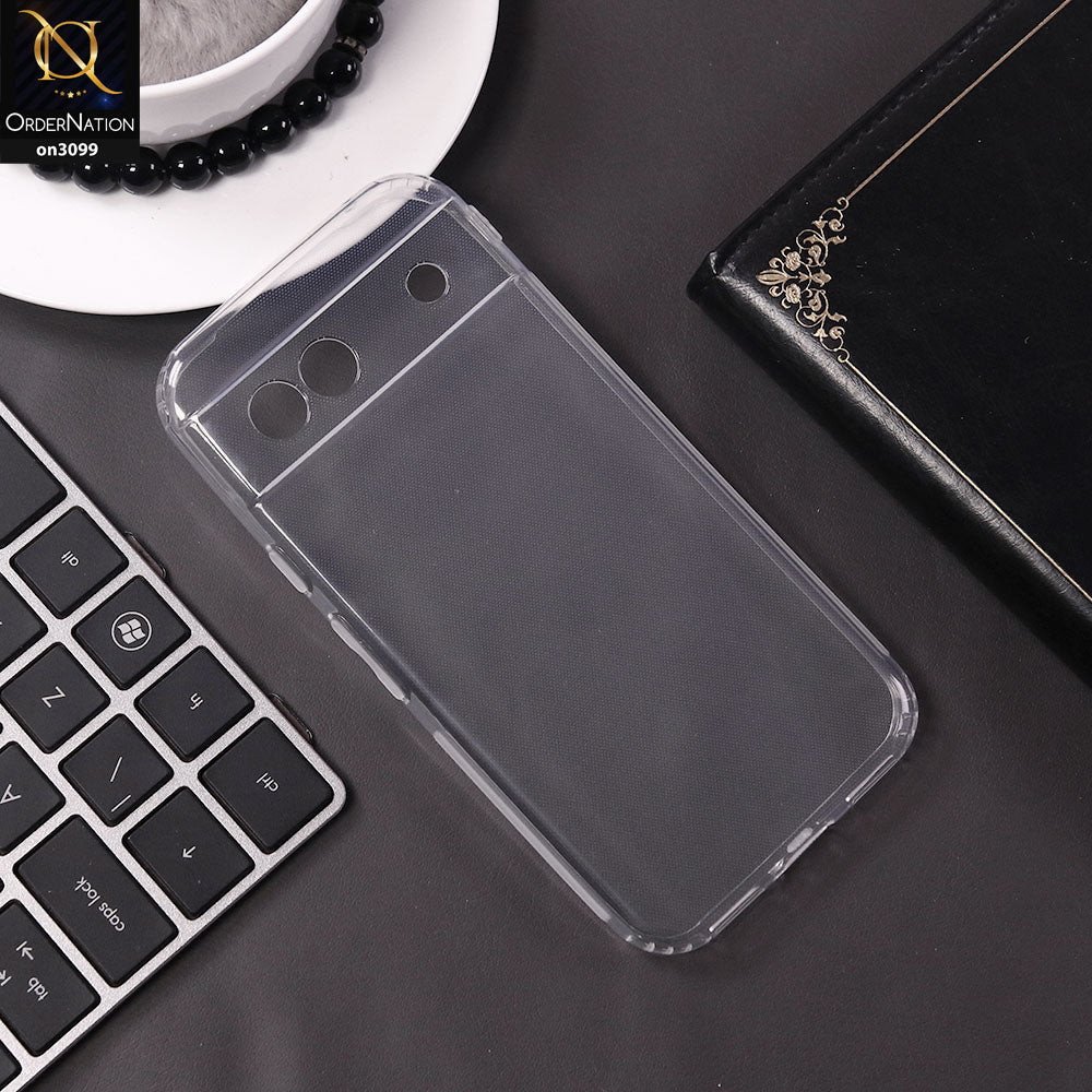 Google Pixel 8a Cover - Transparent - Soft 4D Design Shockproof Silicone Transparent Clear Camera Protection Case on3099-pixel8a-transparent_07c8b916-6bbb-4dd2-bb0a-1236dfc29146 Google Pixel 8a