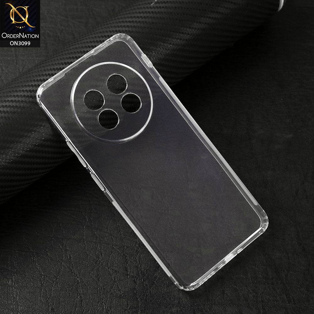 Realme 13 Plus 5G Cover - Transparent - Soft 4D Design Shockproof Silicone Transparent Clear Camera Protection Case - Futurestore.pk