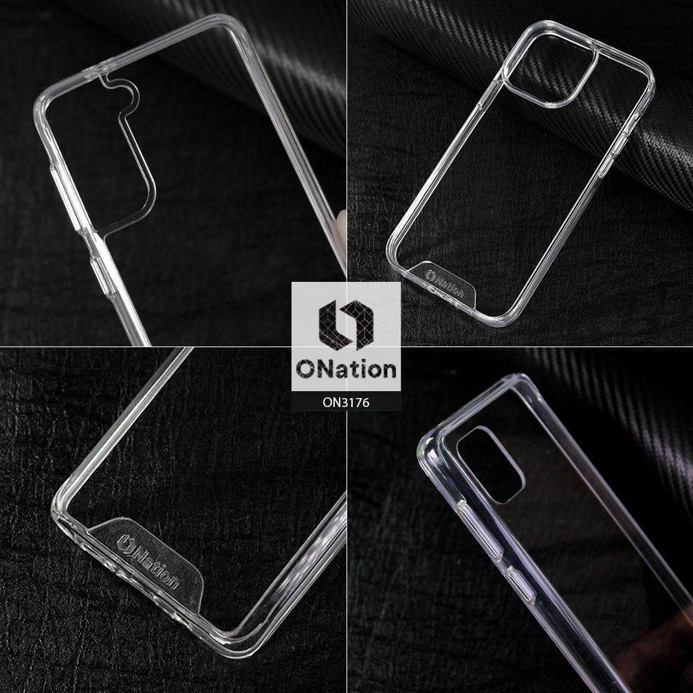 iPhone 13 Cover - ONation Essential Series - Premium Quality No Yellowing Drop Tested Tpu+Pc Clear Soft Edges