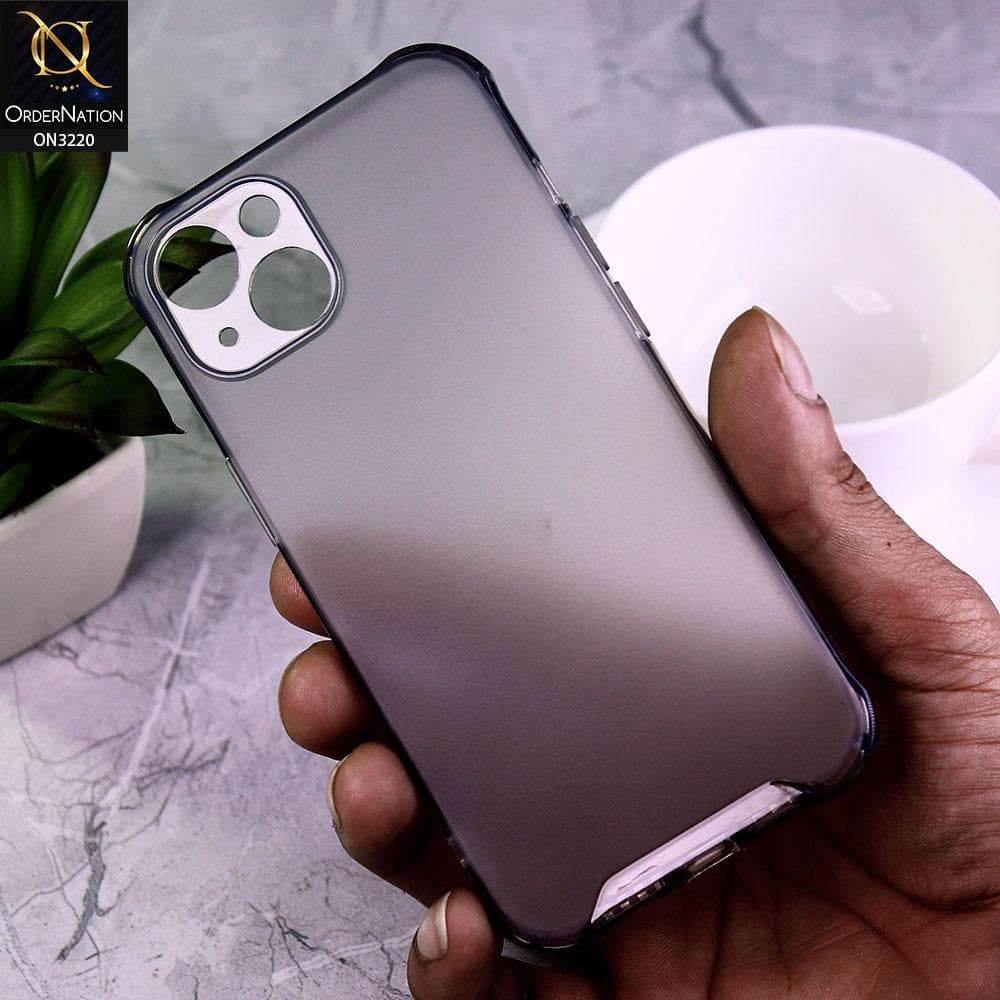 iPhone 13 Cover - Black - Protective Anti-Scratch Soft Back Case with Camera Protection - Futurestore.pk