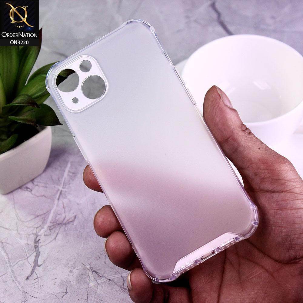 iPhone 13 Cover - White - Protective Anti-Scratch Soft Back Case with Camera Protection - Futurestore.pk