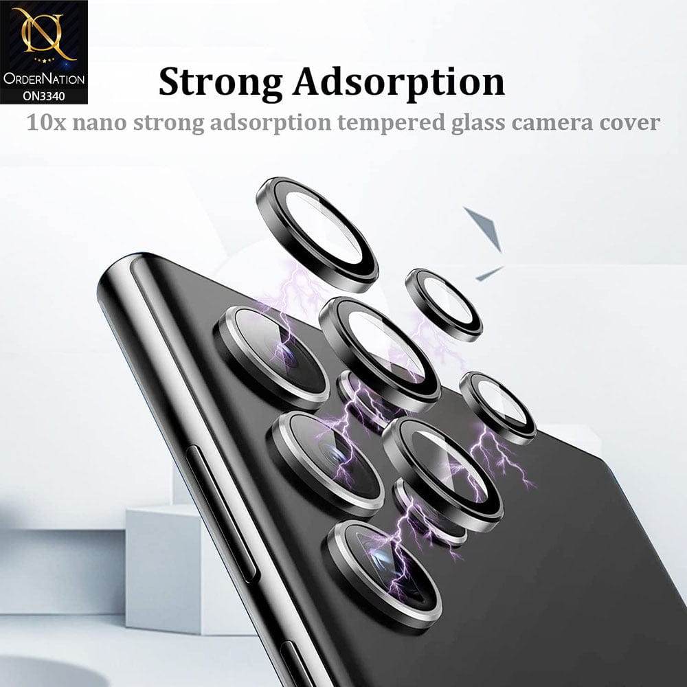 iPhone 11 Protector - Purple - Aluminium Alloy Metal Tempered Glass Camera Protector - Futurestore.pk