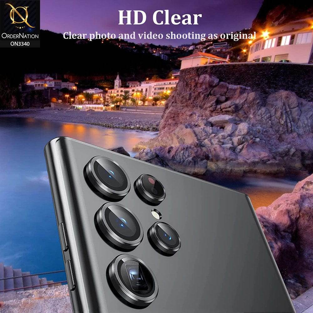 iPhone 11 Protector - Purple - Aluminium Alloy Metal Tempered Glass Camera Protector - Futurestore.pk