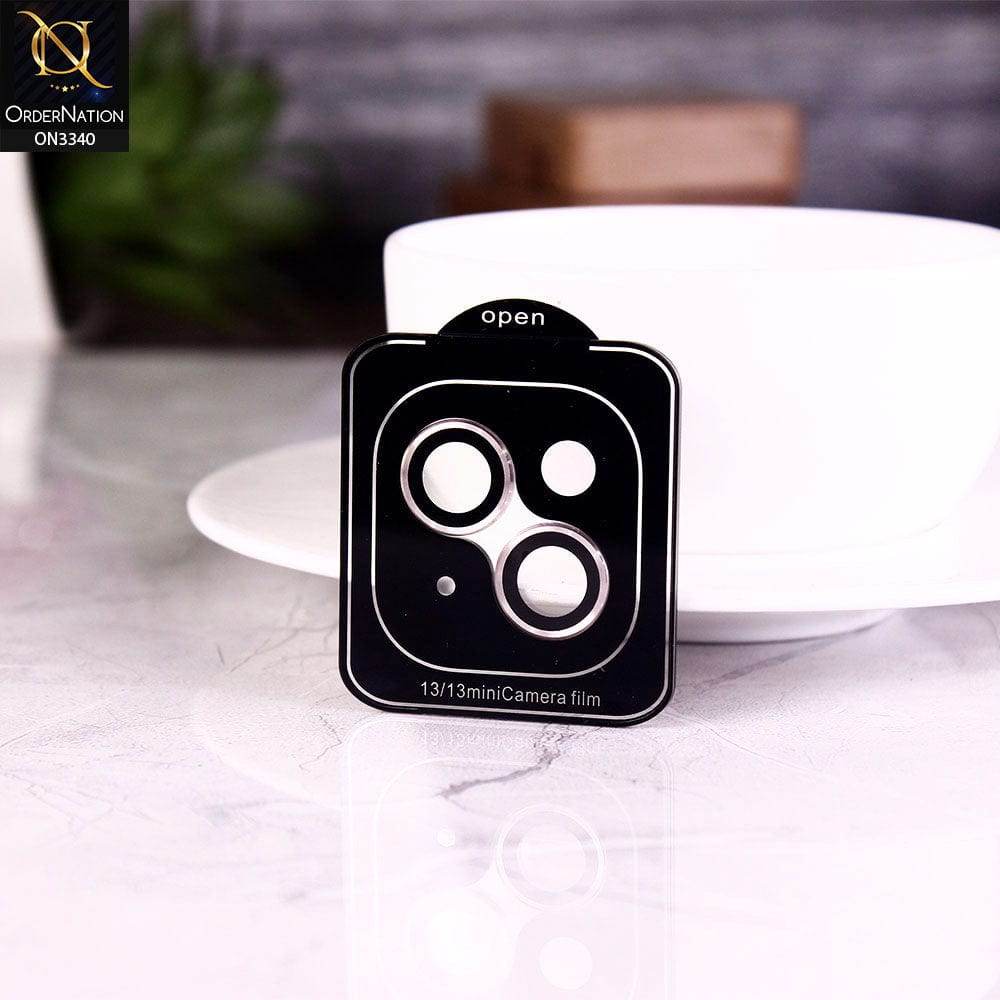 iPhone 13 Protector - Pink - Aluminium Alloy Metal Tempered Glass Camera Protector - Futurestore.pk