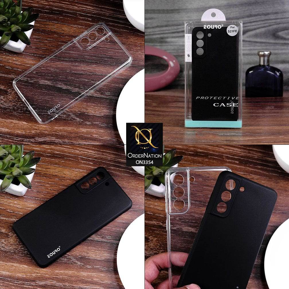 iPhone 11 Cover - Transparent - EOURO Shock Resistant Soft Silicone Camera Protection Case - Futurestore.pk