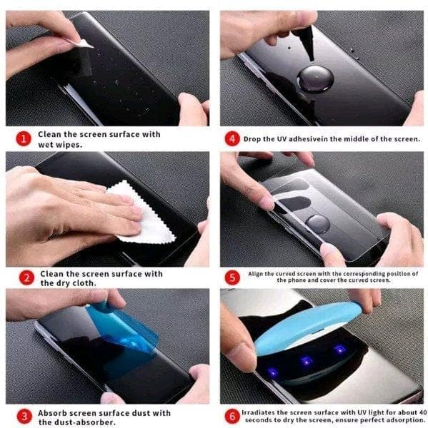 Infinix Zero 40 5G Screen Protector - LITO - UV Liquid Full Glue Tempered Glass Screen Protector