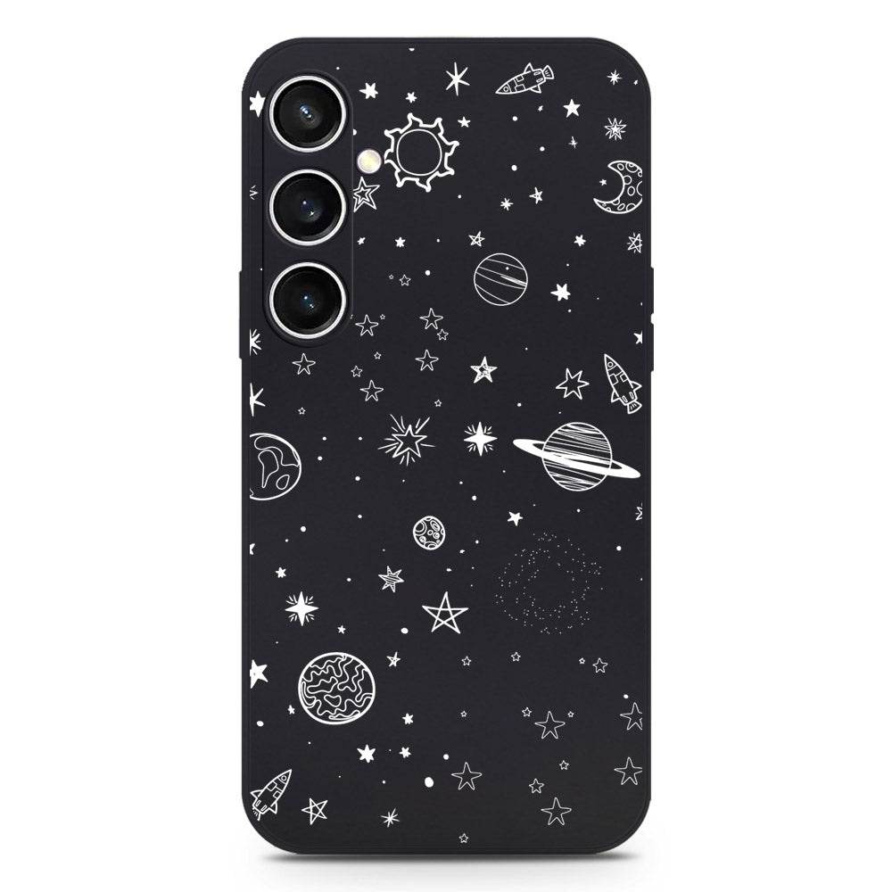 Star Dreams Design Soft Phone Case - Black - Samsung Galaxy S23 Fe - Futurestore.pk
