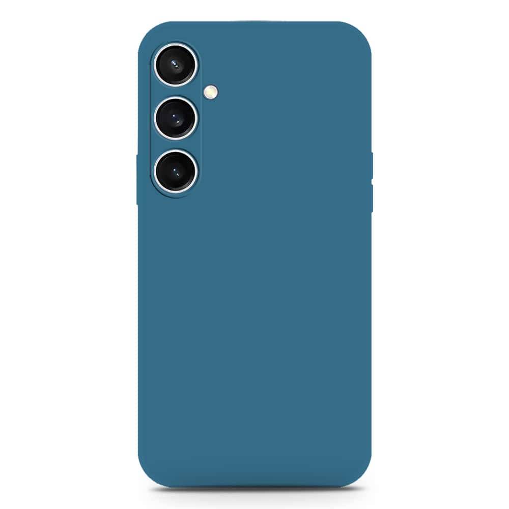 Skinlee Silica Gel Case - Blue - Samsung Galaxy S23 FE - Futurestore.pk
