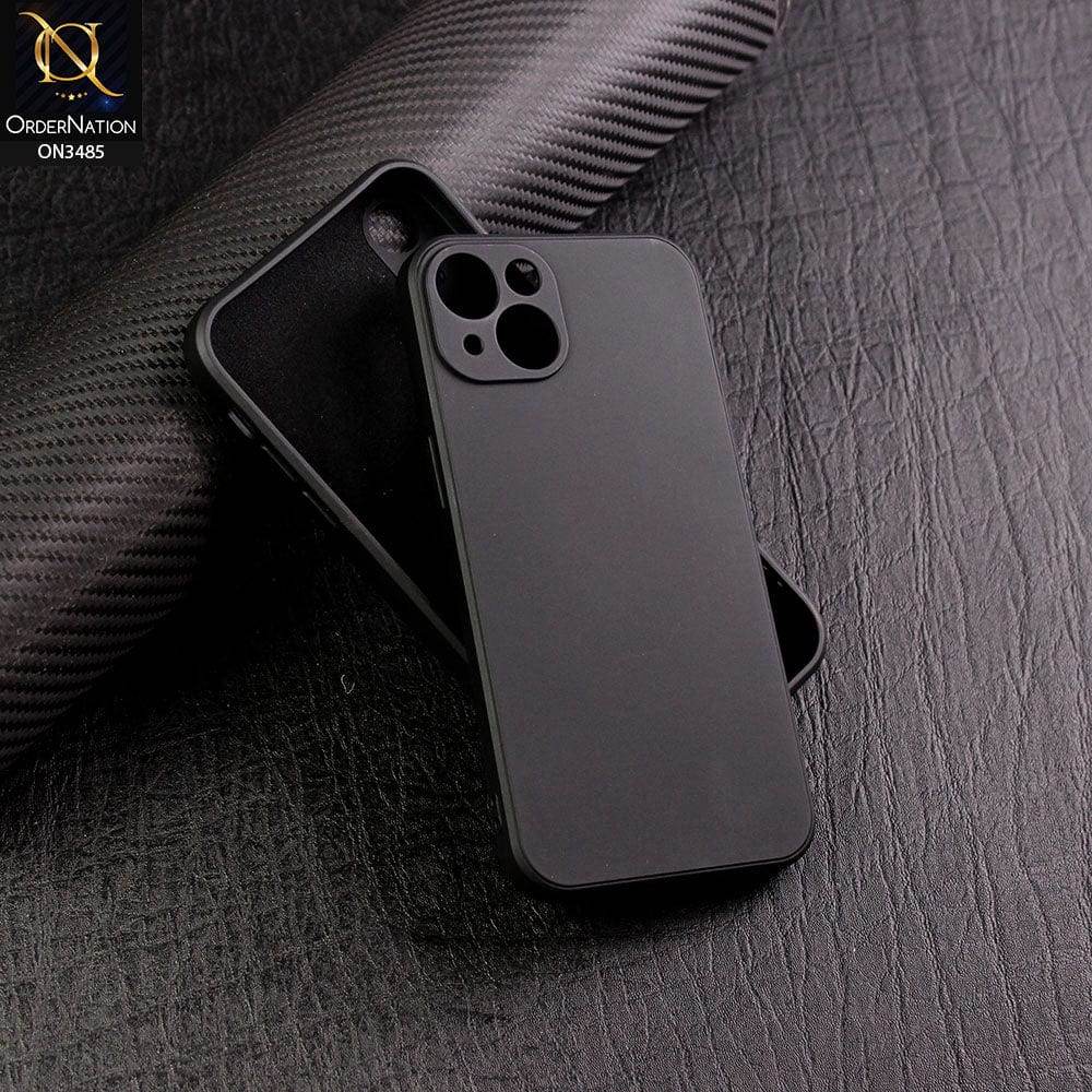 iPhone 13 Cover - Black - ONation Silica Gel Series - HQ Liquid Silicone Elegant Colors Camera Protection Soft Case - Futurestore.pk