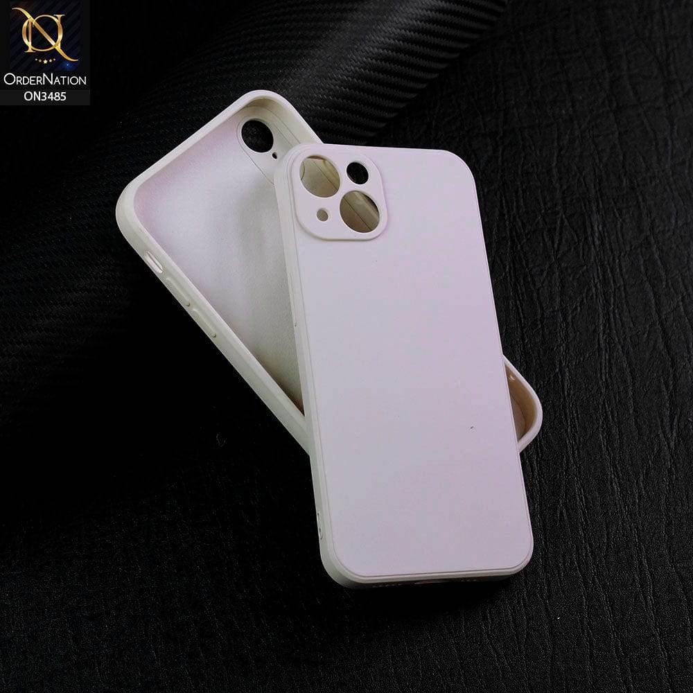 iPhone 13 Cover - Off-White (Not Pure White) - HQ Liquid Silicone Elegant Colors Camera Protection Soft Case ( Fast Delivery ) - Futurestore.pk