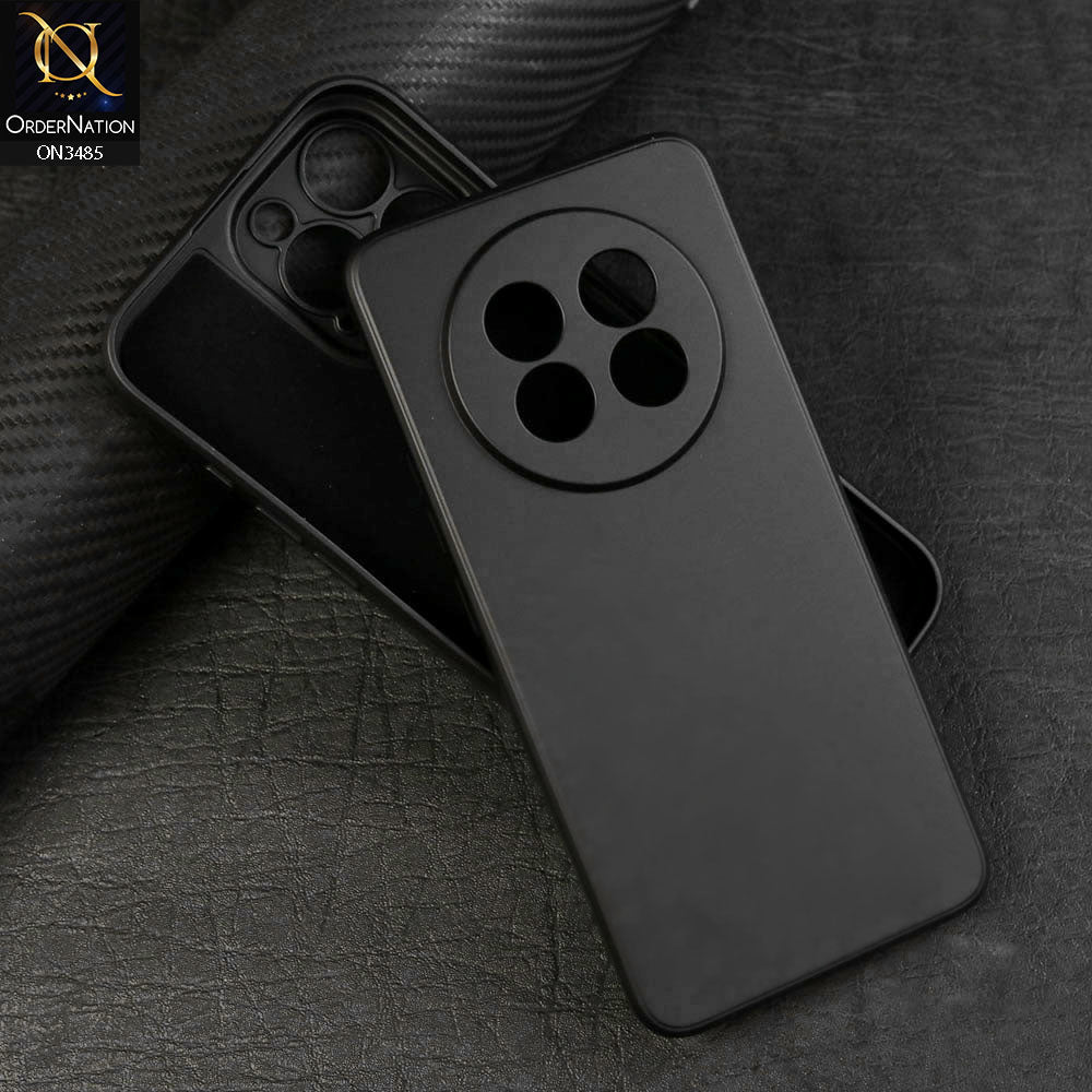 Realme 13 Pro Cover - Black - ONation Silica Gel Series - HQ Liquid Silicone Elegant Colors Camera Protection Soft Case