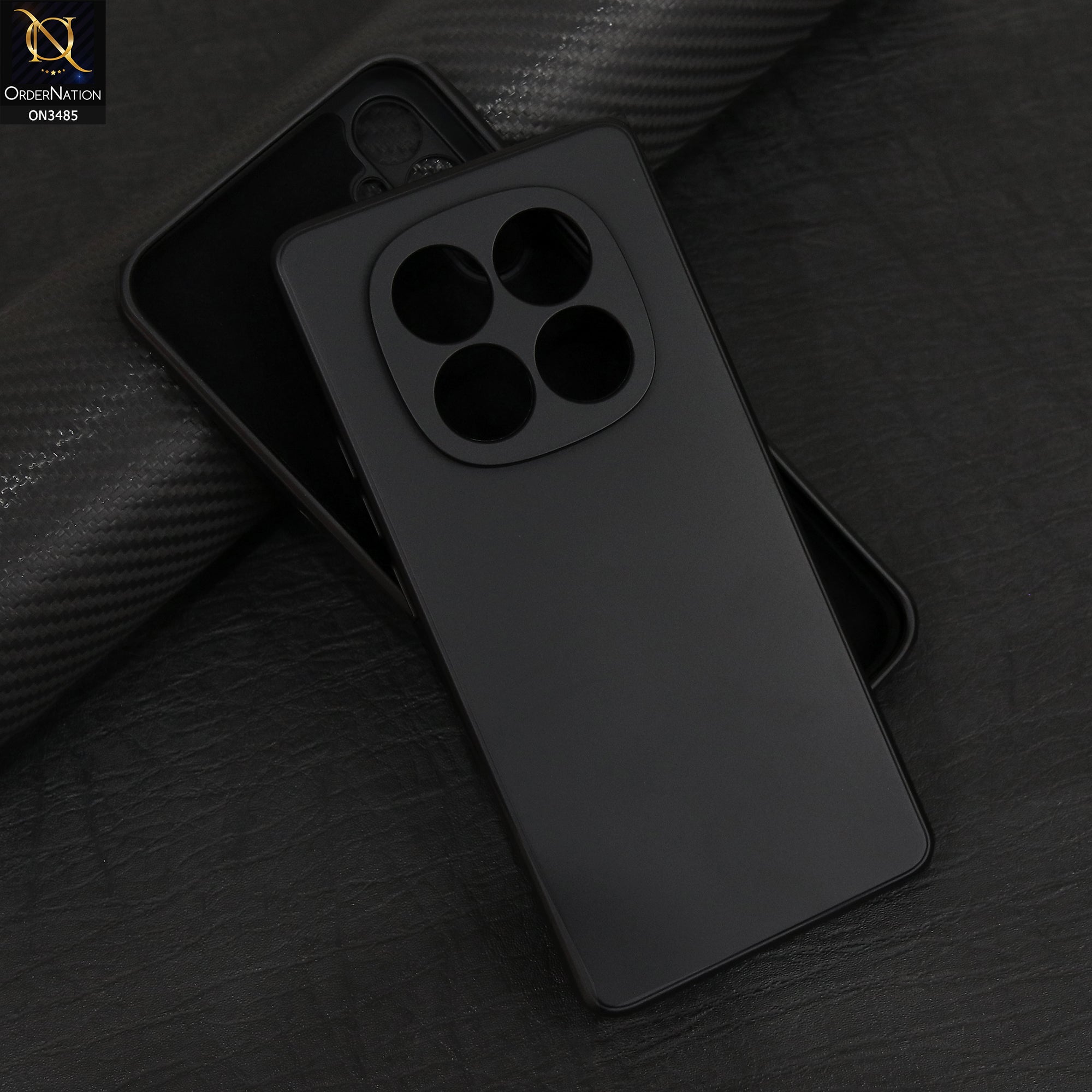Xiaomi Redmi Note 14 Pro Plus 5G Cover - Black - ONation Silica Gel Series - HQ Liquid Silicone Elegant Colors Camera Protection Soft Case