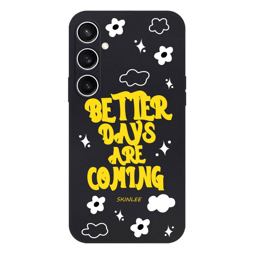 Better Days Design Soft Phone Case - Silica Gel Case - Black - - Samsung Galaxy S23 FE - Futurestore.pk