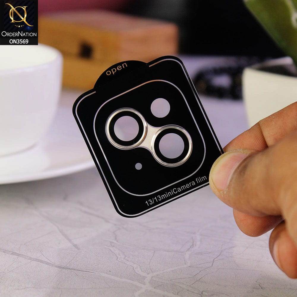 iPhone 13 Protector - Pink - Alloy Metal Frame Camera Lens Screen Protector - Futurestore.pk