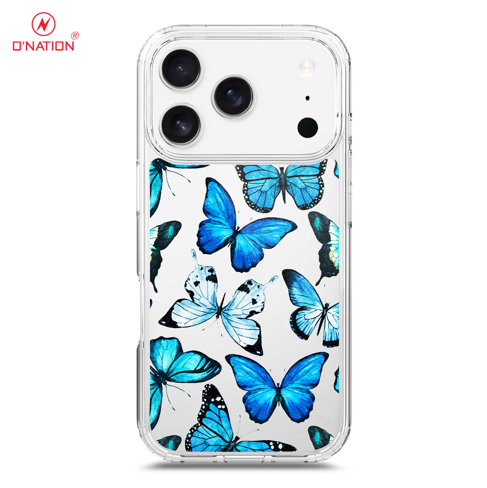 iPhone 17 Pro Max Cover - O'Nation Butterfly Dreams Series - 9 Designs - Clear Phone Case - Soft Silicon Borders