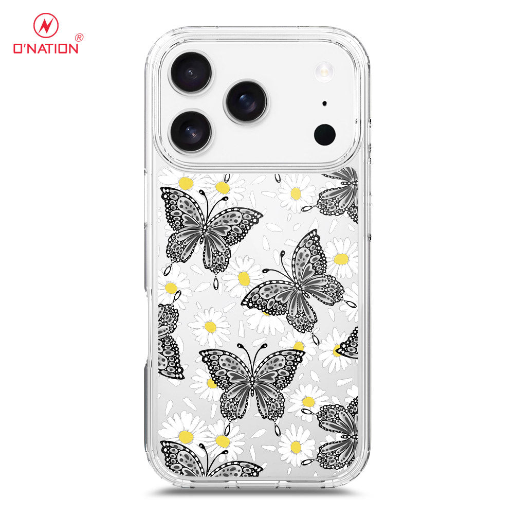 iPhone 17 Pro Max Cover - O'Nation Butterfly Dreams Series - 9 Designs - Clear Phone Case - Soft Silicon Borders