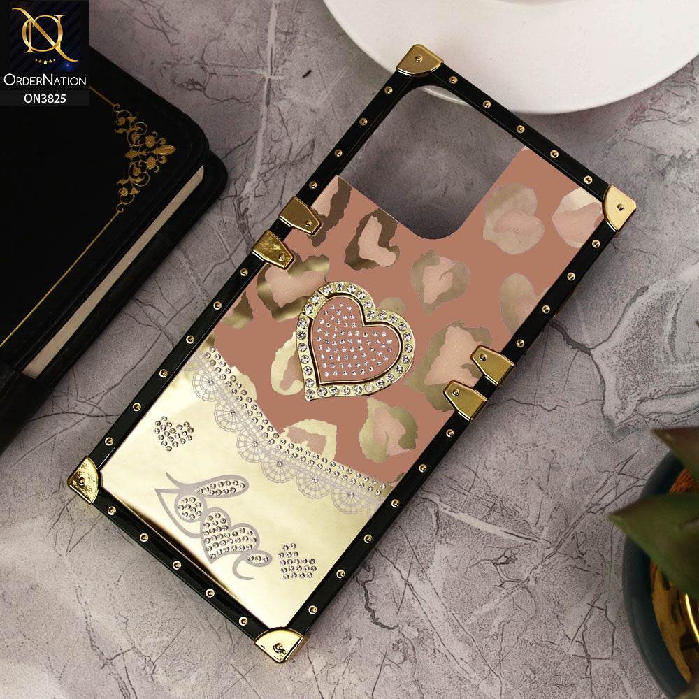 iPhone 16 Pro Max Cover - Design5- Heart Bling Diamond Glitter Soft TPU Trunk Case With Ring Holder - Futurestore.pk
