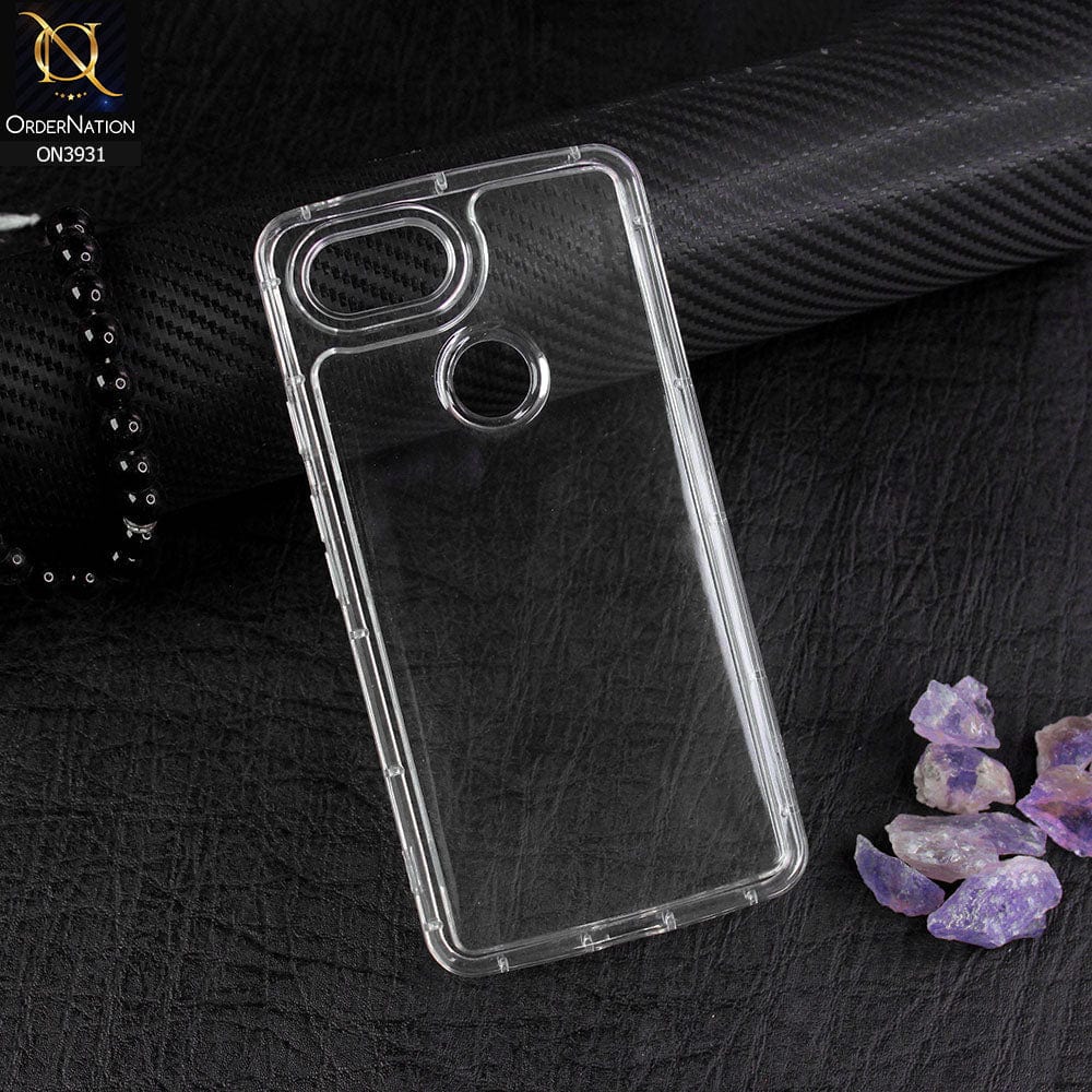 Google Pixel 3a Cover - Transparent - All New Premium Quality No Yellowing Drop Tested Tpu+Pc Clear Soft Borders Case on3931-pixel3a-transparent Google Pixel 3a