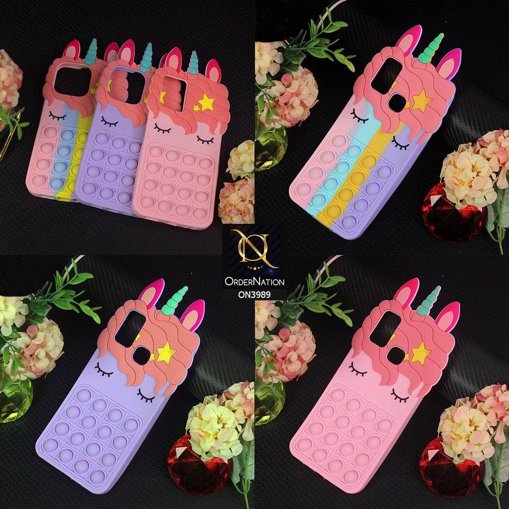 iPhone 13 Cover - Design 2 - 3D Cute Cartoon POP It Bubble Relieve Stress Soft Case - Futurestore.pk