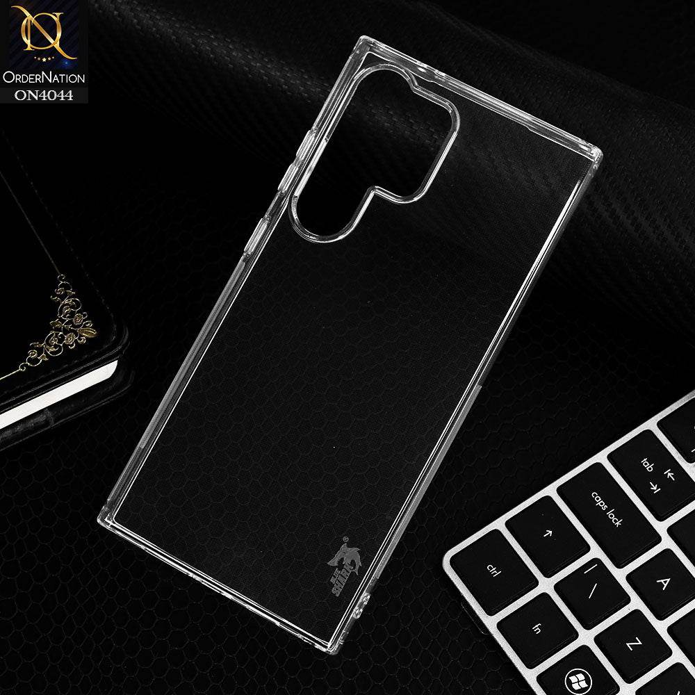 Samsung Galaxy S24 Ultra Cover - Transparent - Soft Silicone + Tpu case with Camera Bumper Protection - Futurestore.pk