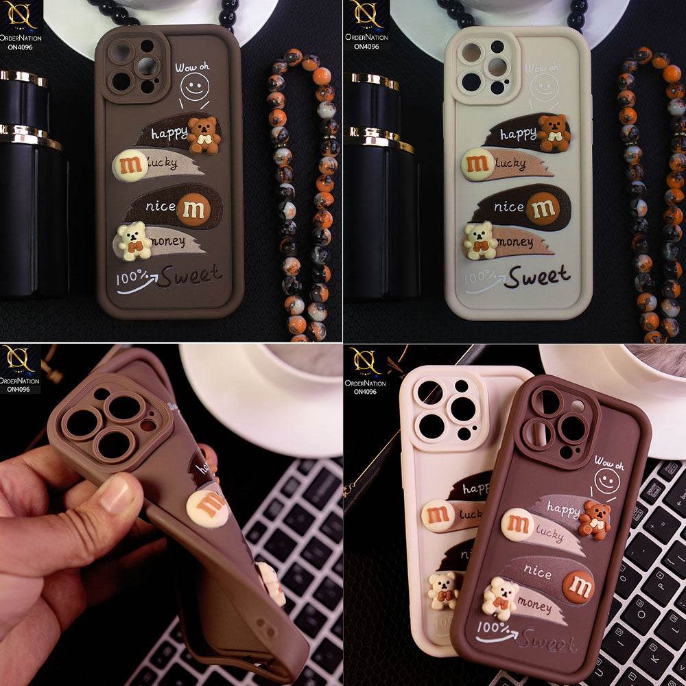 iPhone 13 - Off White - ONation Silica Gel Series - HQ Liquid Silicone Elegant Colors Camera Protection Soft Case