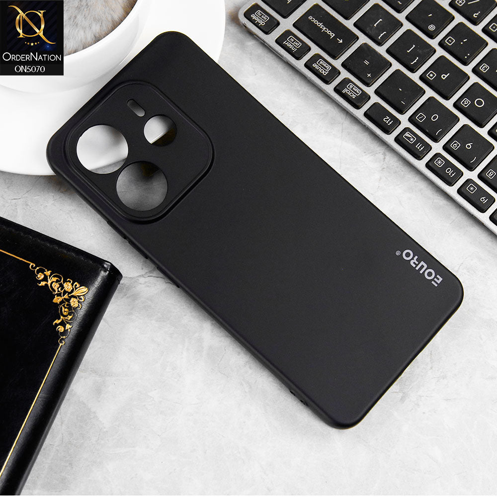 Xiaomi Redmi Note 14 Pro Plus 5G Cover - Black - New Liquid Silicone Soft TPU Case With Camera Protection