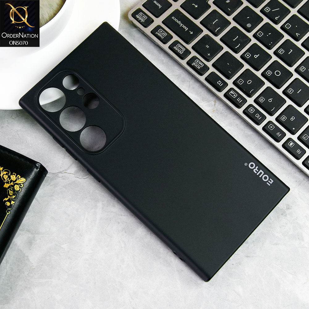 Samsung Galaxy S25 Ultra Cover - Black - New Liquid Silicone Soft TPU Case With Camera Protection