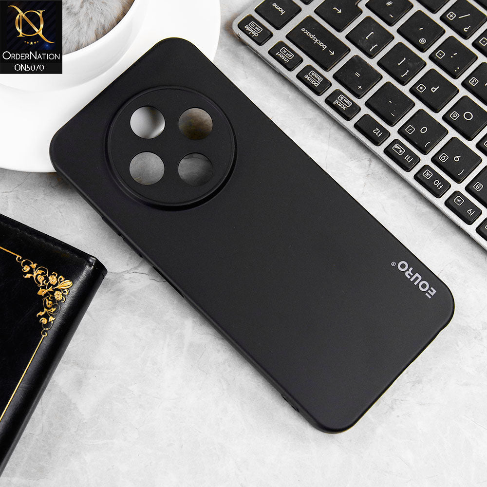 Tecno Spark 30C 4G Cover - Black - New Liquid Silicone Soft TPU Case With Camera Protection
