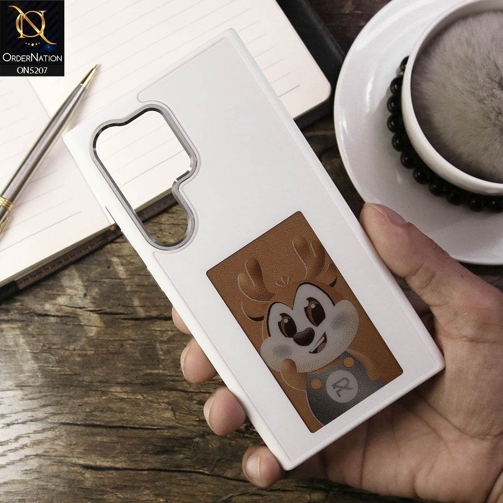 Samsung Galaxy S24 Ultra Cover - White - New Tecnology Four-Color E-ink Screen NFC DIY Phone Case - Futurestore.pk