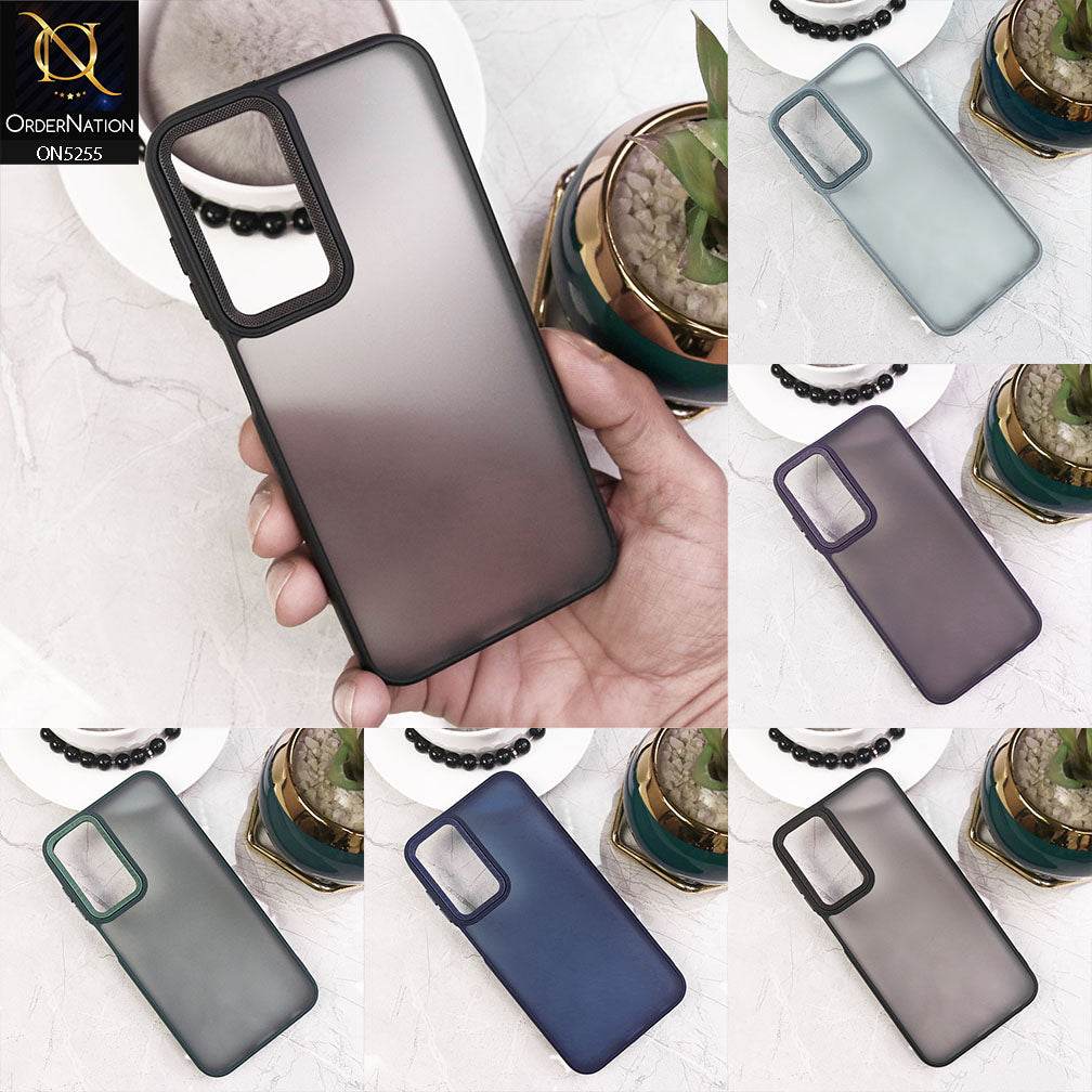 Samsung Galaxy A55 Cover - Green - New Color Translucent Matte Shockproof Soft Borders Case - Futurestore.pk