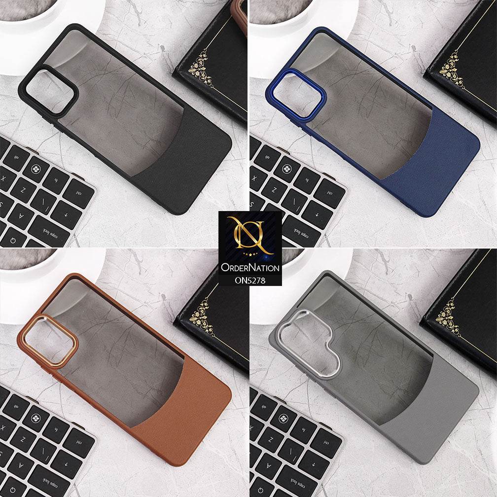 IPhone 16 Pro Max Cover - Gray - New Matte Dual Tone Shell Soft Border Case