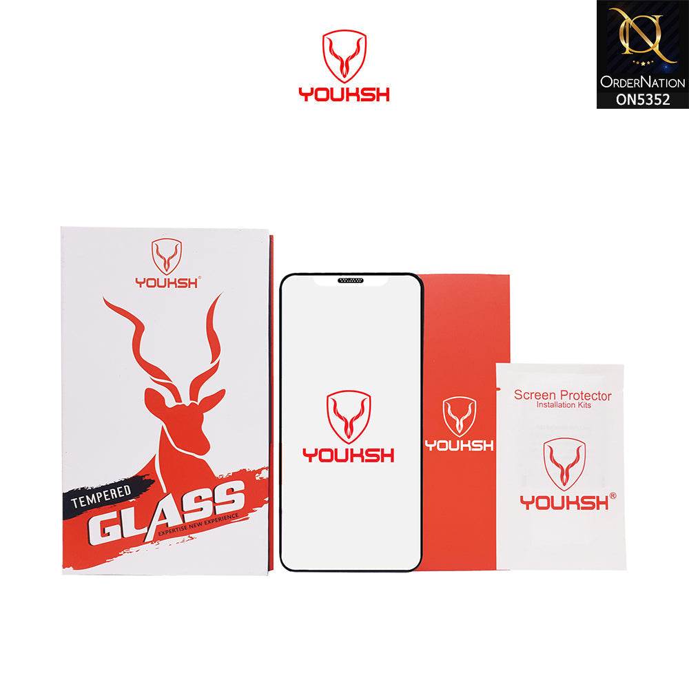 iPhone 11 Cover - Transparent - Youksh Matte AntiStatic Glass Protector - Futurestore.pk
