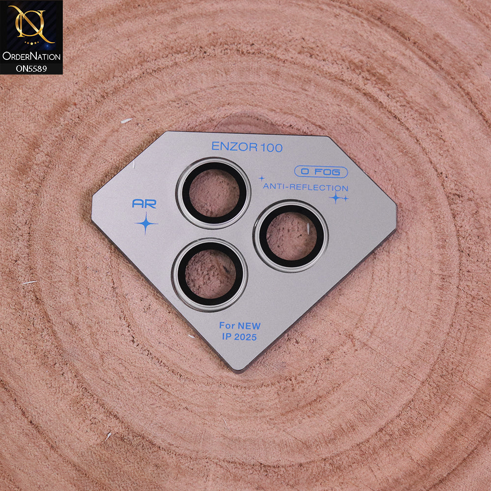 iPhone 17 Pro Max Camera Protector - Gray - Kuzoom Preimium Quality Camera Lens Protector