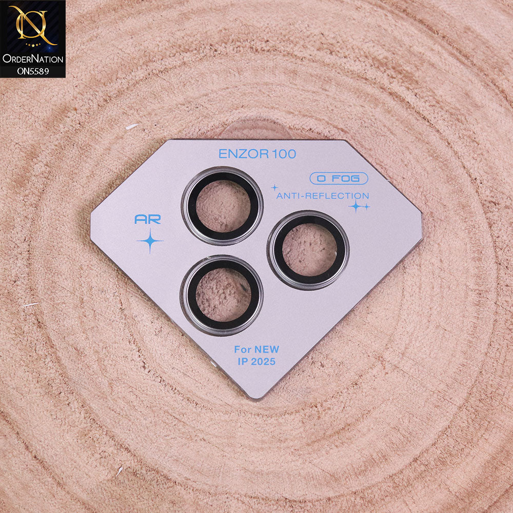 iPhone 17 Pro Max Camera Protector - Silver - Kuzoom Preimium Quality Camera Lens Protector