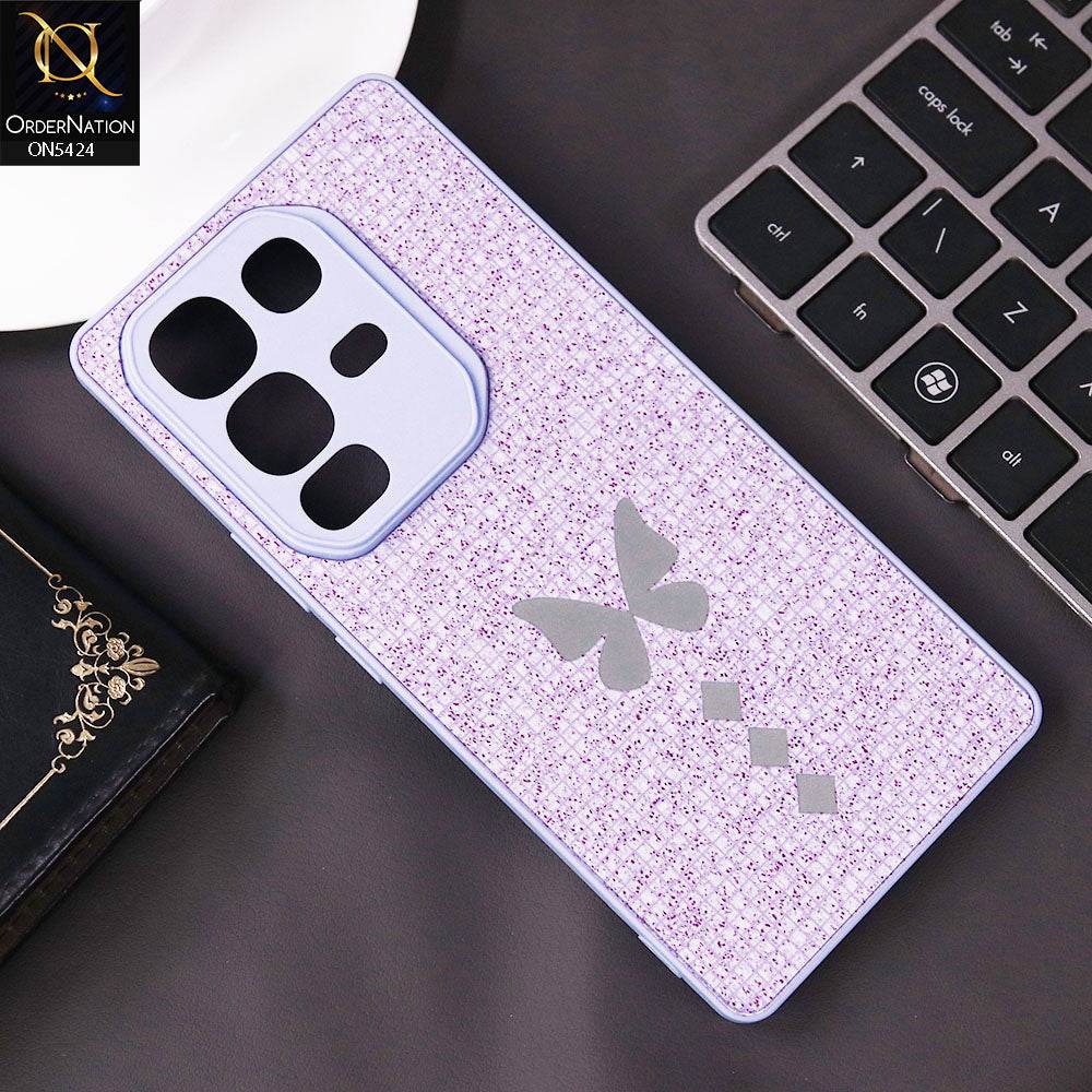Infinix Note 50 4G Cover - Purple - New Butterfly Soft Case With Camera Protection - Futurestore.pk