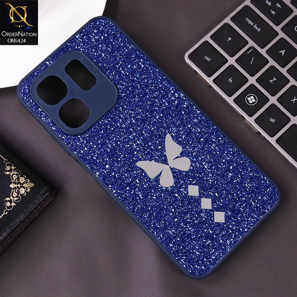 Infinix Smart 9 HD Cover - Blue - New Butterfly Soft Case With Camera Protection - Futurestore.pk