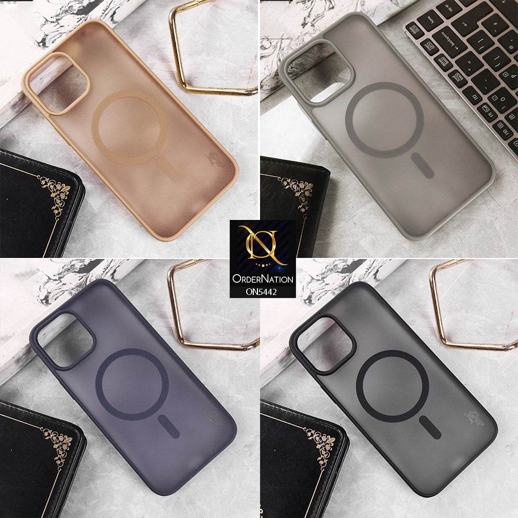 iPhone 16 Pro Max Cover - Light Brown - Blue Shark Premium Magsafe Soft case - Futurestore.pk