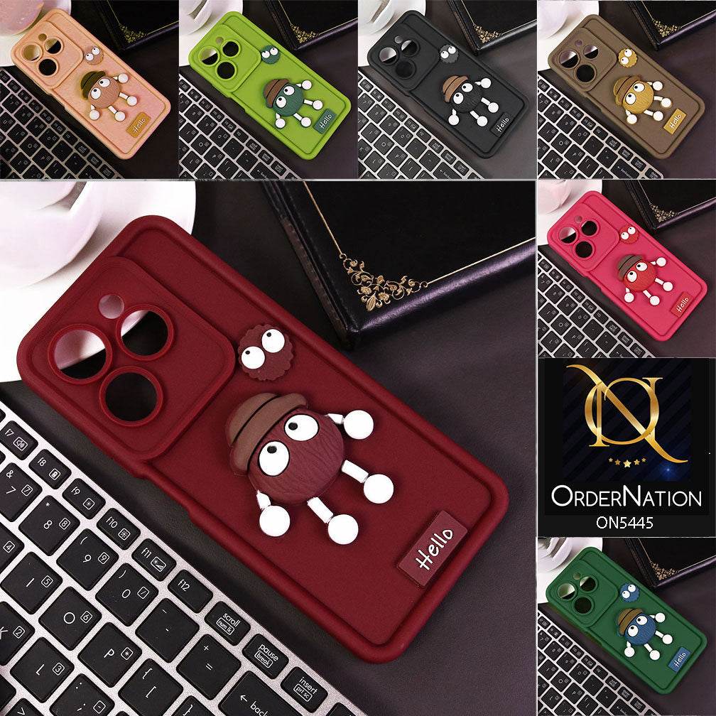 Infinix Note 50 4G Cover - Green - Cute 3D Cartoon Soft Case - Futurestore.pk