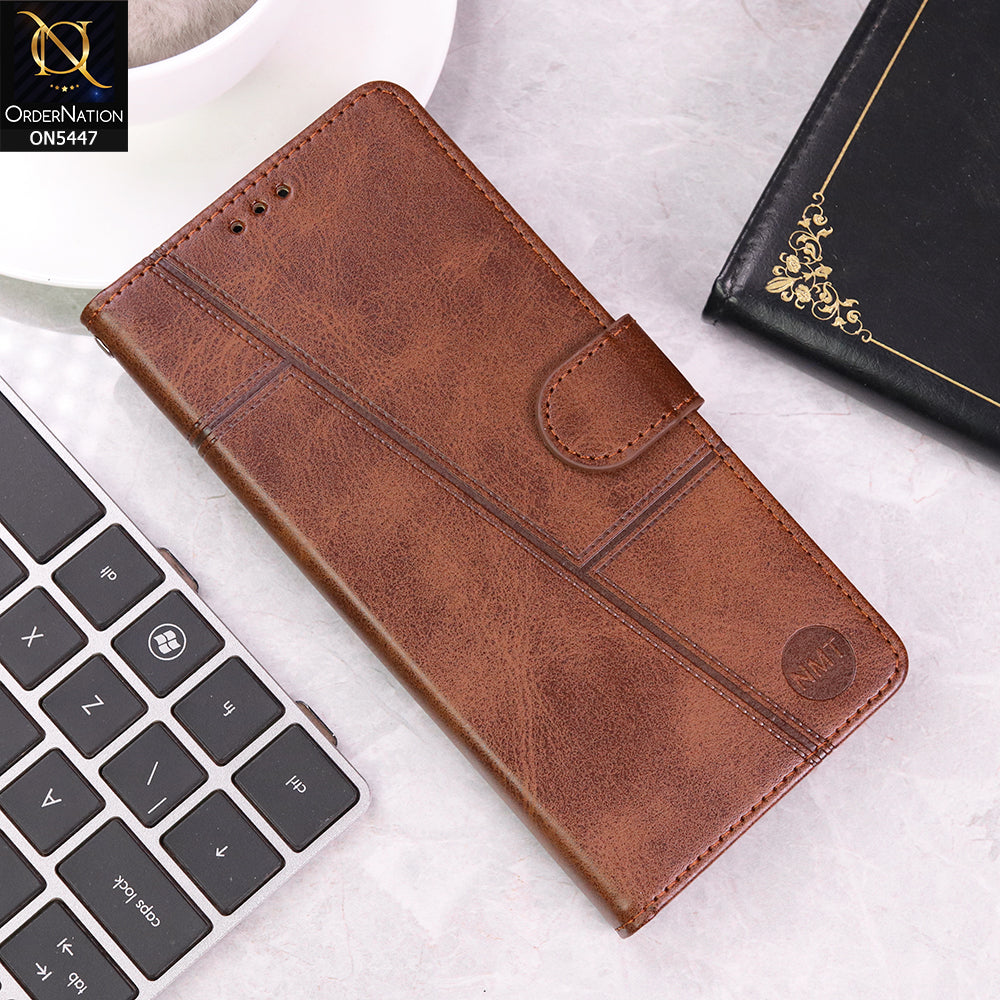 Infinix Hot 50 Pro Cover - Dark Brown - Premium Leather Megantic Flip Book Covers With Card Holding Option on5447-darkbrown-front5_0f5db80b-84e9-4a69-9ae9-1df30de7d6fa Infinix Hot 50 Pro