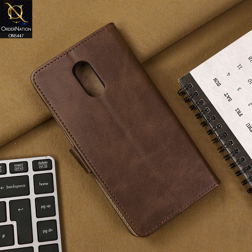 OnePlus 7 Cover - Dark Brown - Premium Leather Megantic Flip Book Covers With Card Holding Option on5447-oneplus6t-oneplus7-darkbrown_f8b75602-c485-461c-88e8-05ac355734ea OnePlus 7