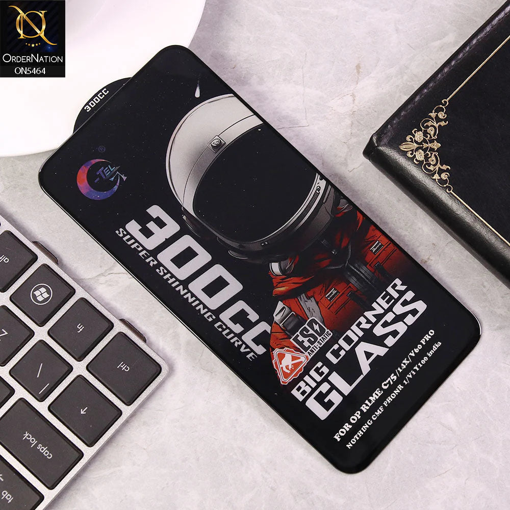 Nothing CMF Phone 1 Screen Protector - Black - Premium G-tel 300CC Tempered High Quality Big Corner Screen Protector