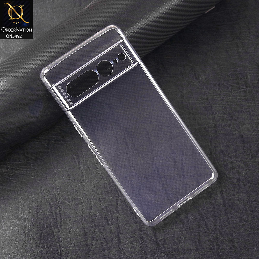 Google Pixel 7 Pro Cover - Transparent - New Premium Quaality Clear Tpu Soft Case